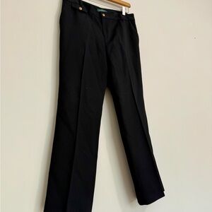 FINAL SALE!! Ralph Lauren 100% Wool Women Black Pants size Pet 10P
